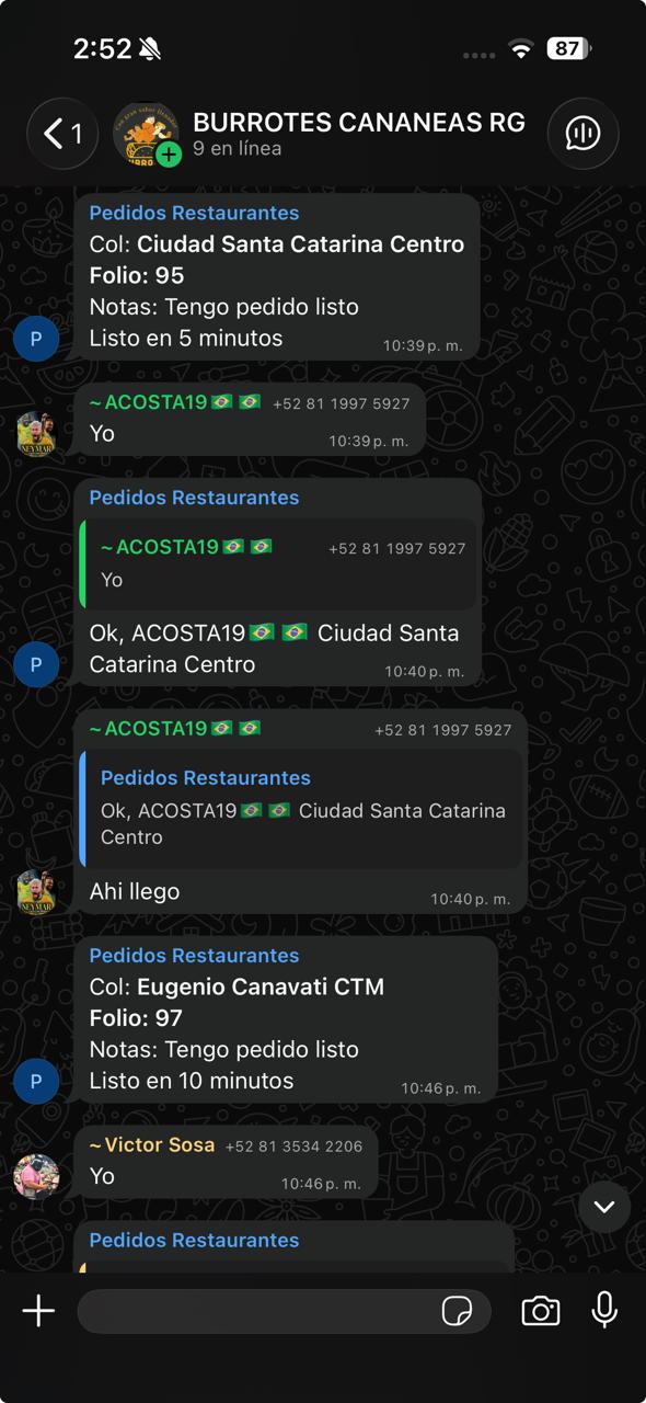 Control de Logística y Repartidores